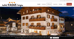Desktop Screenshot of kronehotel.com